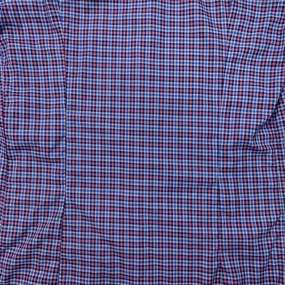 Eton Dress Shirt Mens XL Extra Large SLIM Fit Plaid Button Up Long Sleeve Cotton - Picture 8 of 15